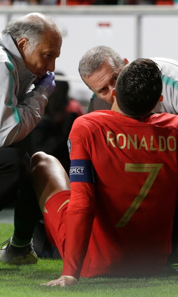 Ronaldo injured for Portugal; big wins for France, England